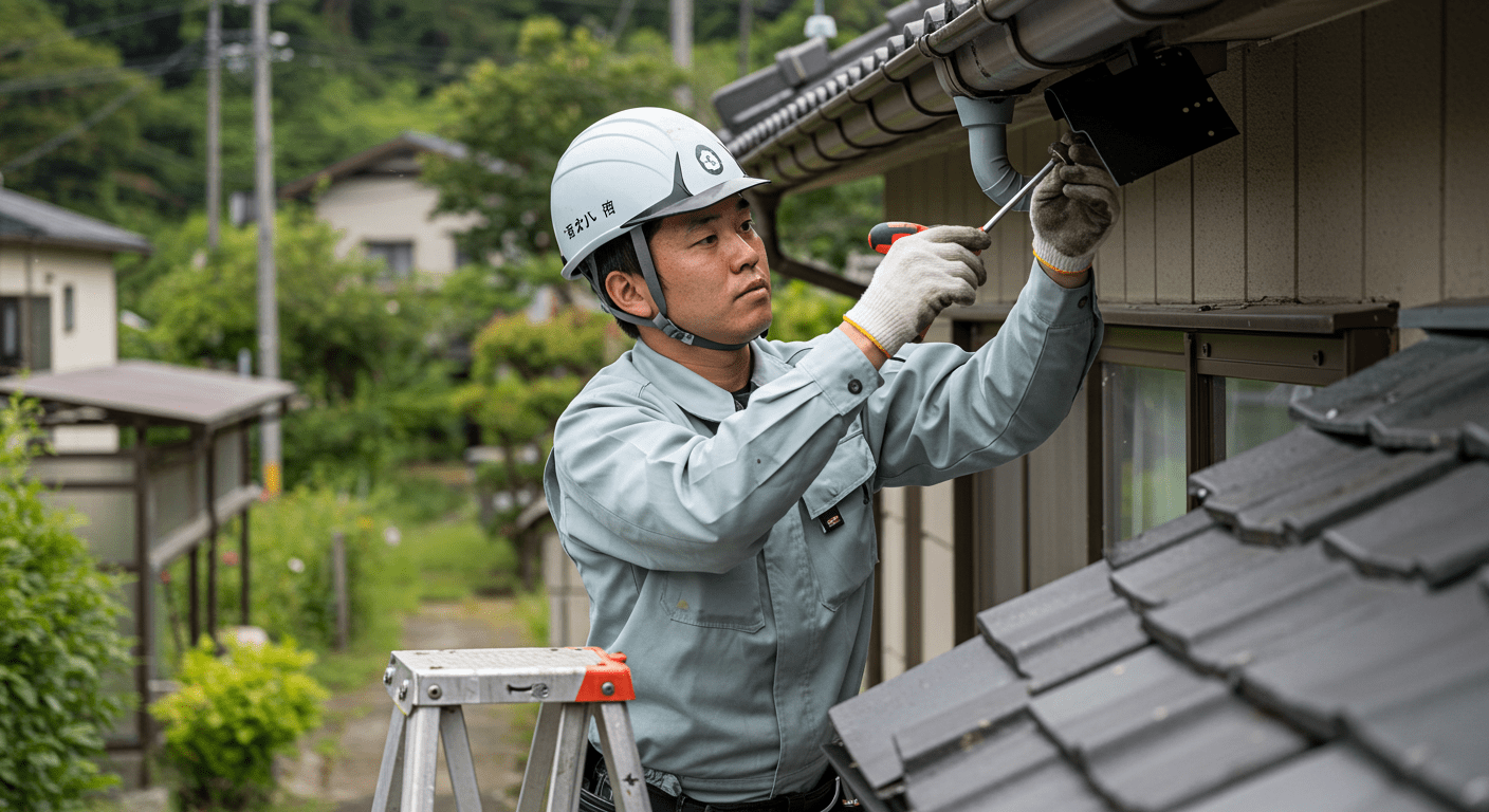 雨樋修理の画像